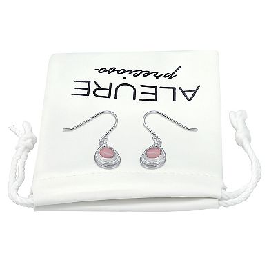 Aleure Precioso Silver Plated Abalone Teardrop Earrings