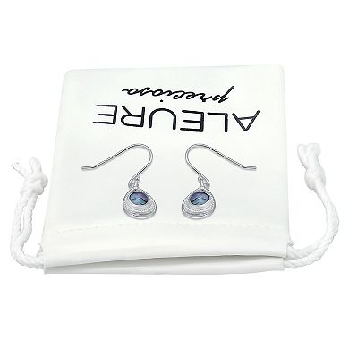 Aleure Precioso Silver Plated Abalone Teardrop Earrings