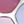 Silver Tone Pink Shell