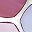 Silver Tone Pink Shell