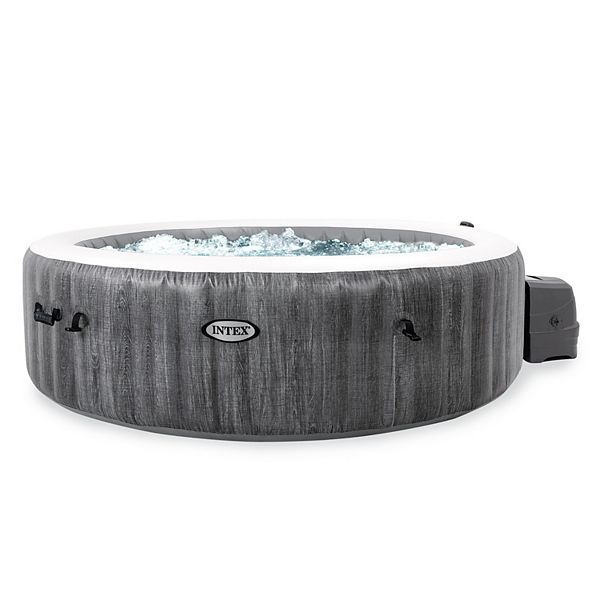 Intex 28441EP PureSpa Plus Greywood Inflatable Hot Tub Bubble Jet Spa, 85 x 28" - Not Applicable