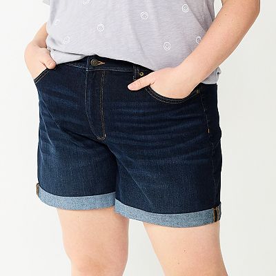 Kohls plus size bermuda shorts on sale