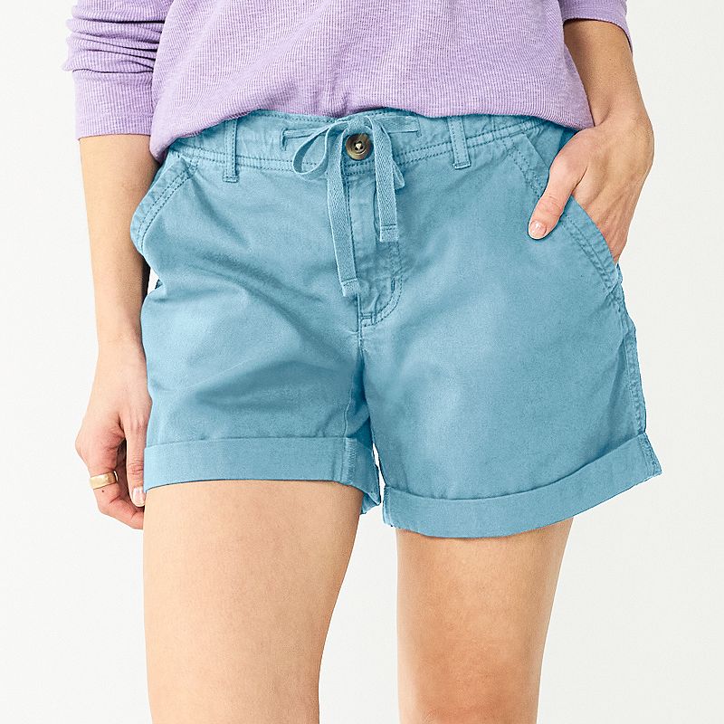 Womens Sonoma Goods For Life Utility Shorts, Size: XS, Med Blue