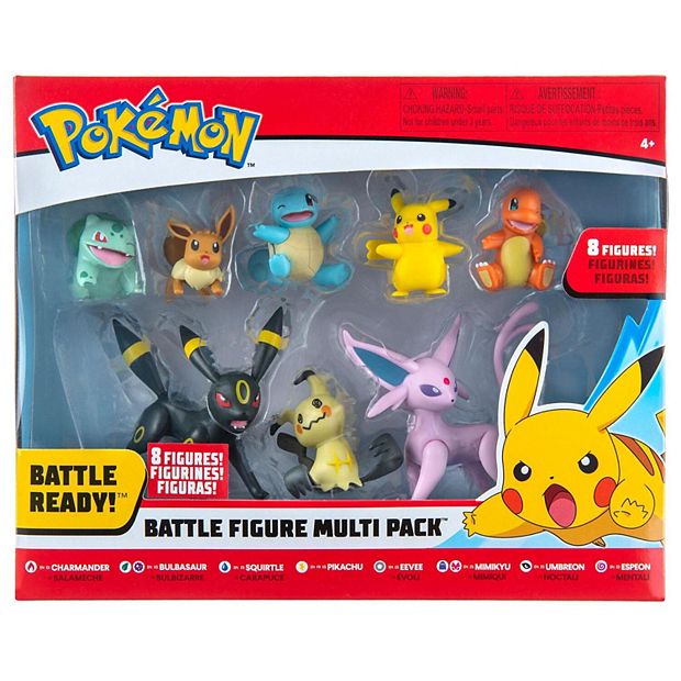 Pokemon Personaggi Giocattolo Set da 8 Battle Figure MultiPack