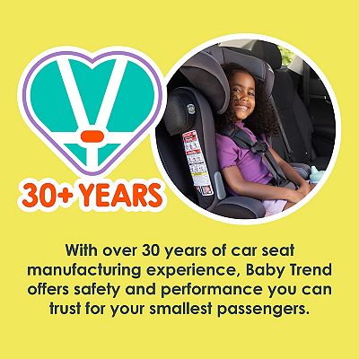 Baby Trend Hybrid SI 3-in-1 Combination Booster Car Seat with Side Impact Protection - Dash Orchid