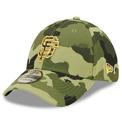 Men's New Era Camo San Francisco Giants 2022 Armed Forces Day 39THIRTY Flex Hat