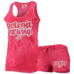 Detroit Red Wings Big & Tall T-Shirt & Pajama Pants Sleep Set - Red