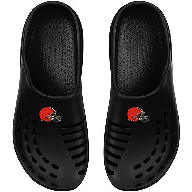 Youth FOCO Black Cleveland Browns Sunny Day Clogs