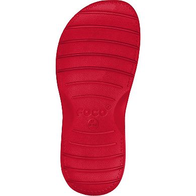 Youth FOCO Red Los Angeles Angels Sunny Day Clogs