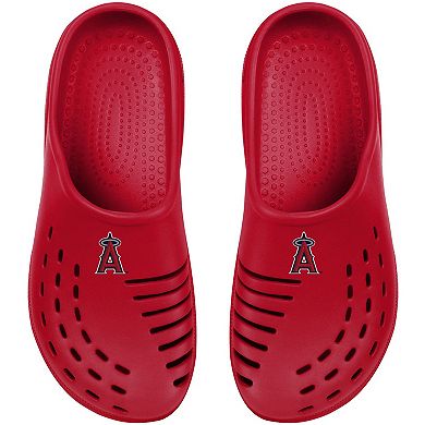 Youth FOCO Red Los Angeles Angels Sunny Day Clogs