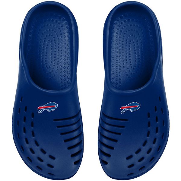 Women's Buffalo Bills Royal Blue With Glitter Clogs