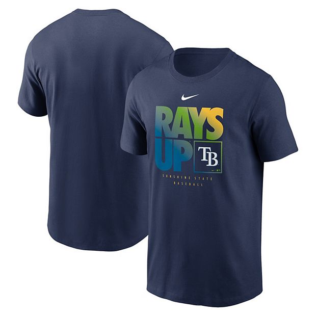 Men's Nike Navy Tampa Bay Rays Slogan Local Team T-Shirt