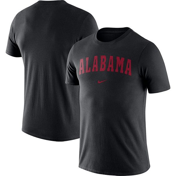 Men's Nike Black Alabama Crimson Tide Essential Wordmark T-Shirt