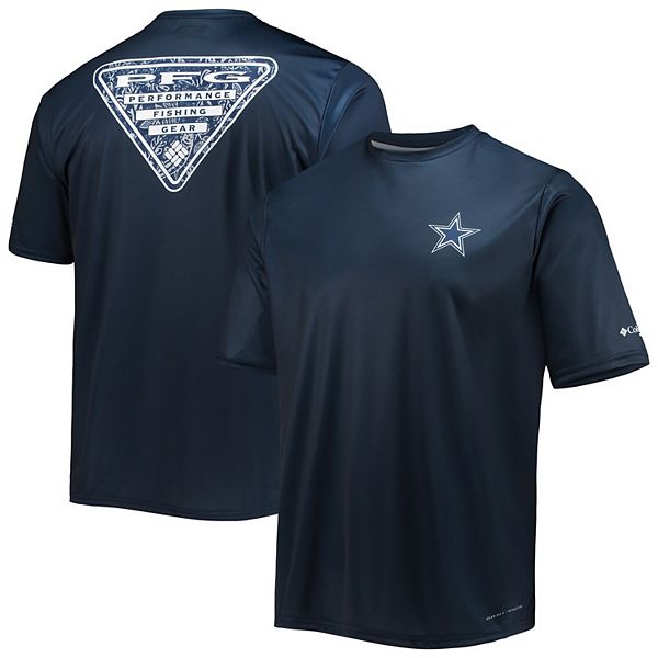 Columbia Men's Dallas Cowboys Terminal Tackle Navy T-Shirt