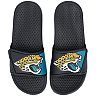 Youth FOCO Jacksonville Jaguars Colorblock Big Logo Legacy Slide Sandals