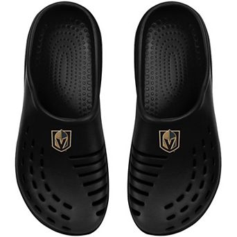 Youth FOCO Black Vegas Golden Knights Sunny Day Clogs