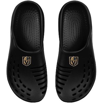 Youth FOCO Black Vegas Golden Knights Sunny Day Clogs