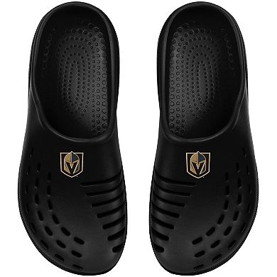 Youth FOCO Black Vegas Golden Knights Sunny Day Clogs
