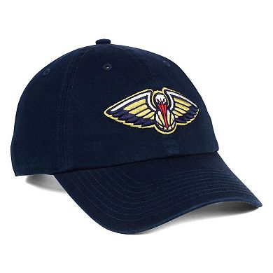 Men's '47 Navy New Orleans Pelicans Core Logo Clean Up Adjustable Hat