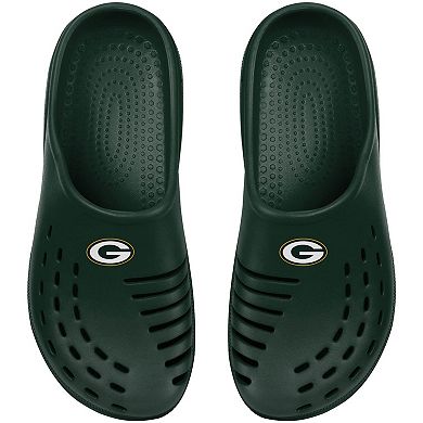 Youth FOCO Green Green Bay Packers Sunny Day Clogs