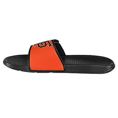 Youth FOCO San Francisco Giants Colorblock Big Logo Legacy Slide Sandals