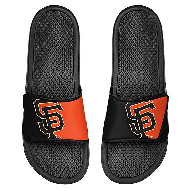 Youth FOCO San Francisco Giants Colorblock Big Logo Legacy Slide Sandals