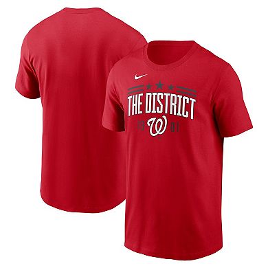 Men's Nike Red Washington Nationals The District 1901 Local Team T-Shirt