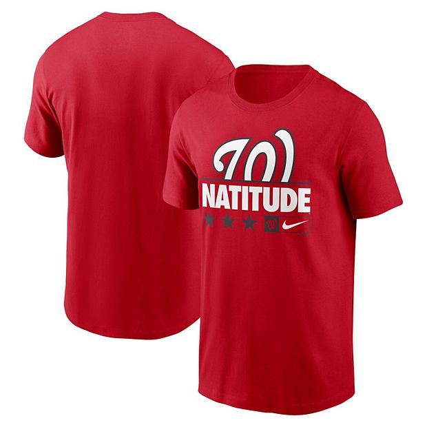 Men's Nike Red Washington Nationals Authentic Collection Performance Long Sleeve T-Shirt