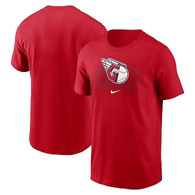 Men's Nike Red Cleveland Guardians Logo Local Team T-Shirt
