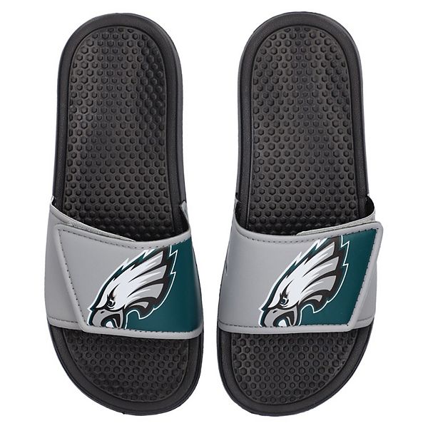 Philadelphia Eagles Big Logo Mesh Slide Slippers - Dynasty Sports & Framing