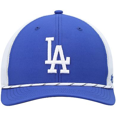 Men's '47 Royal/White Los Angeles Dodgers Burden Trucker Snapback Hat