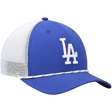 Men's '47 Royal/White Los Angeles Dodgers Burden Trucker Snapback Hat