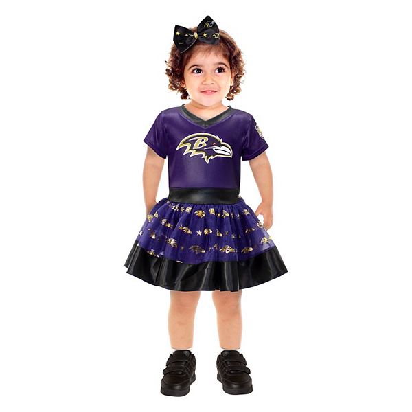 Women's Purple Baltimore Ravens Game Day Costume Set