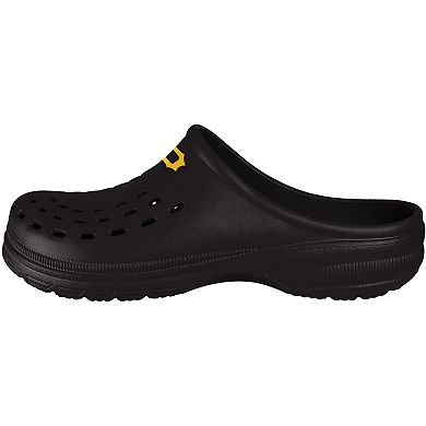 Youth FOCO Black Pittsburgh Pirates Sunny Day Clogs