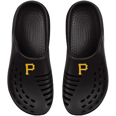 Youth FOCO Black Pittsburgh Pirates Sunny Day Clogs