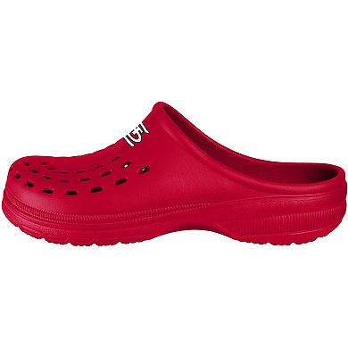 Youth FOCO Red St. Louis Cardinals Sunny Day Clogs