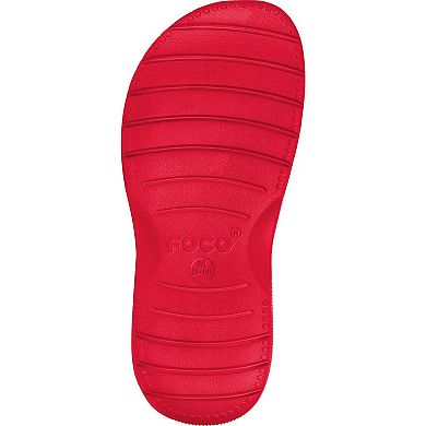 Youth FOCO Red Detroit Red Wings Sunny Day Clogs