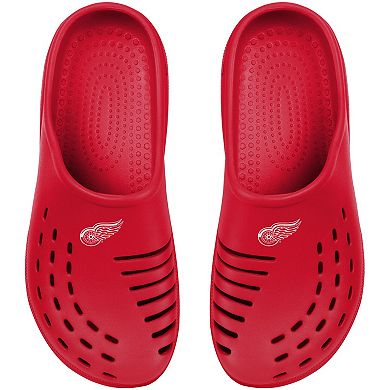 Youth FOCO Red Detroit Red Wings Sunny Day Clogs