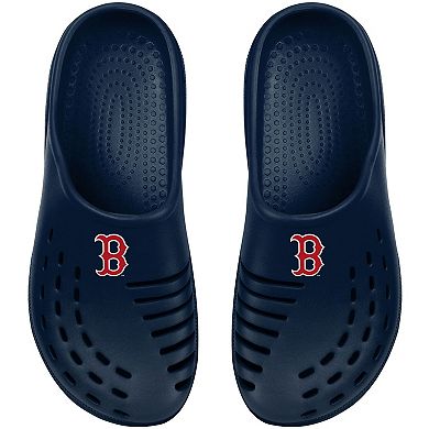 Youth FOCO Navy Boston Red Sox Sunny Day Clogs