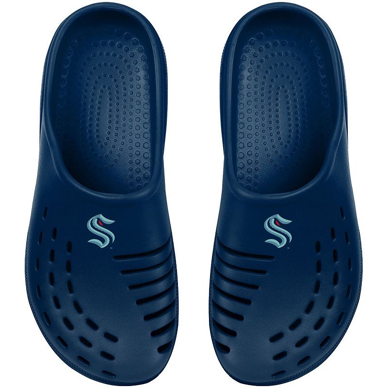 Youth FOCO Deep Sea Blue Seattle Kraken Sunny Day Clogs, Kids Unisex, Size: 11-12, Krk Blue