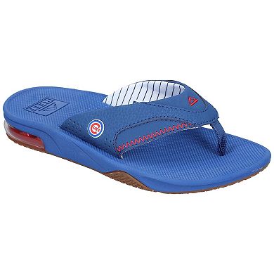 Youth REEF Chicago Cubs Fanning Sandals