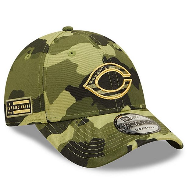 Men's Cincinnati Reds New Era Camo Trucker 9FIFTY Snapback Hat