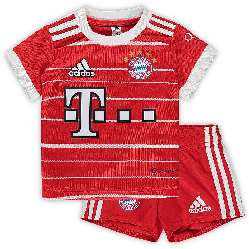Infant adidas Red Bayern Munich 2022 Home Kit, Infant Unisex, Size: 6 Month