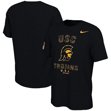 Men's Nike Black USC Trojans Veterans Day T-Shirt