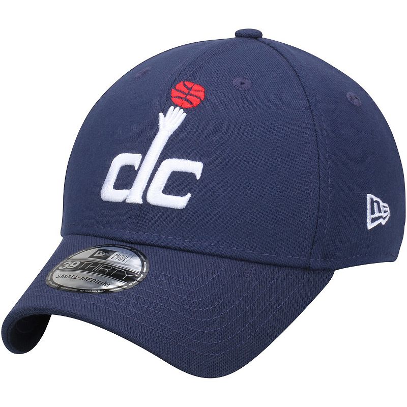 Men's New Era Navy Washington Wizards Team Classic 39THIRTY Flex Hat,