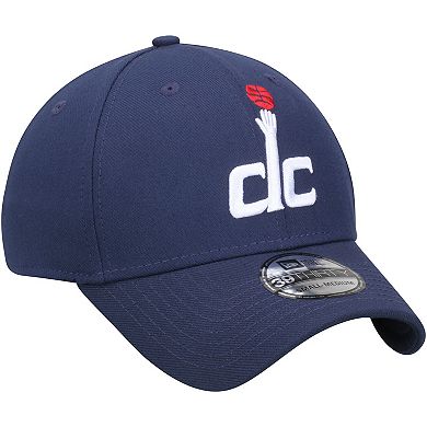 Men's New Era Navy Washington Wizards Team Classic 39THIRTY Flex Hat
