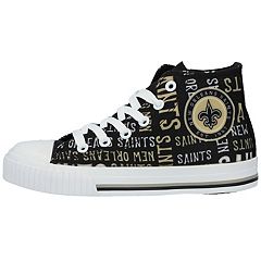 New Orleans Saints FOCO Women's Glitter Sneakers