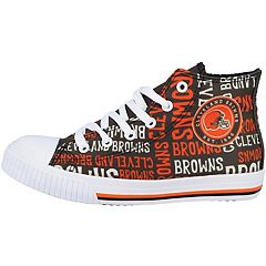 Cleveland Browns Women's Canvas Stripe Shoes Size: Medium