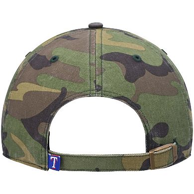 Men's '47 Camo Texas Rangers Clean Up Adjustable Hat