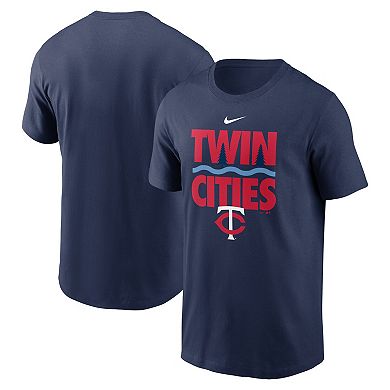 Men's Nike Navy Minnesota Twins Twin Cities Local Team T-Shirt
